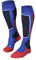 FALKE Herren Skisocken SK2 Intermediate M Kh Wolle Funktionsmaterial warm dick 1 Paar, Blau Olympic 6940, 42-43