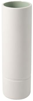 like. by Villeroy und Boch it's my home Vase L mineral, elegante Blumenvase für kunstvolle Gestecke, Premium Porzellan, grün, weiß