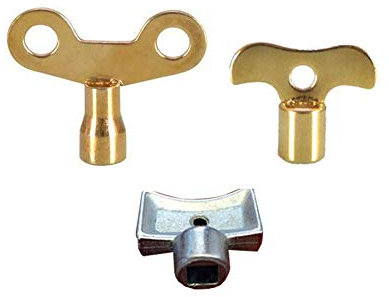 Faucet Key Radiator Key Water Tap Knob Switch Multi-Functional Key Kit Plumber Tool Key Workshop Assortment of Radiator Bleed Valve and Meter Utility Keys Pack of 3 Different Square Opening Keys