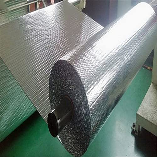 Selbstklebend Aluminium Dampfsperrfolie Dampfsperre Dach Innen Dampfsperre zur Dämmung Dampfsperrfolien zur Dachisolierung Dach dampfsperre sauna Dampfsperren,Dachisolierung (Size:1x15m/3.2x49.2ft)