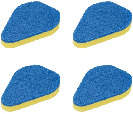 4 Pack Multifunctional Cleaning Sponge, Scrub Cleaning Brush Sponge Refill, Can be Used Alone for Kitchen Dishwashing and Household Cleaning