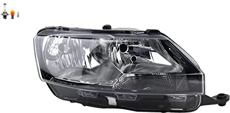 Johns, Scheinwerfer kompatibel zu Skoda Rapid 07/12-04/17 rechts + Leuchtmittel