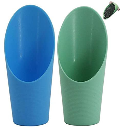 Fopytu Bonsai Soil Scoops, Plastic Garden Soil Scoops, Small Gardening Tools, Potting Scoopers, Bucket for Flower Planting, Weeding