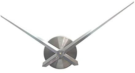 Uhrzeiger für Wanduhr 3D Uhrzeiger Wanduhr Uhrwerk mit Zeiger Große Quarz-Uhr-Mechanismus Zubehör Metall Modern DIY Wanduhren zum Selber Bauen Deko für Zuhause Schlafzimmer Wanddekorationen