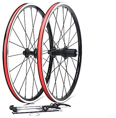 ZFF BMX-Rad 20 Zoll 406 Klappfahrrad Radsatz Aluminiumlegierung Doppelwandiger Rand V-Bremse Schnelle Veröffentlichung 74/130MM 8 9 10 11 Geschwindigkeit 20/24 Löcher