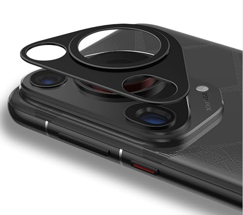 GIOPUEY Kamera Schutzfolie Kompatibel mit Huawei Pura 70 Ultra, 2 Pack Metalle Kamera Schutzrahmen, Kratzfest Schutzfolie für Huawei Pura 70 Ultra - Schwarz