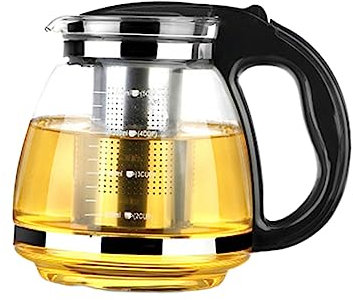 Garneck Stainless Steel Teapot Heat-Resistant Handle for Tea Pot Brewing for Kungfu Teaware Lovers