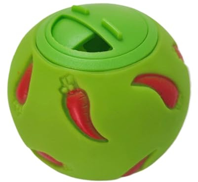 Sghtil Spender für Süßigkeitenbälle für Kaninchen, Süßigkeitenball für Kaninchen, interaktives Spielzeug für die Futterabgabe - Snack Ball, Futterspender Puzzle, Futterspiele für