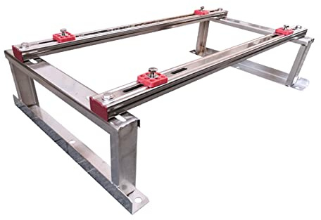 Soporte para Montaje del Aire acondicionadoSoporte para Mini Aire Acondicionado Split, Soporte de Condensador de Acero Inoxidable para Unidad Exterior de Aire Acondicionado, Soporte de Suelo