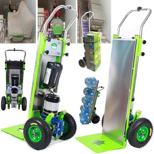 DFYOZX Chariot de Chariot de Monte-escalier électrique Annuod, alimenté par Batterie 48v, Moteur sans balais 800w, Charge 220kg / 485lb, Chariot d'escalade d'escalier