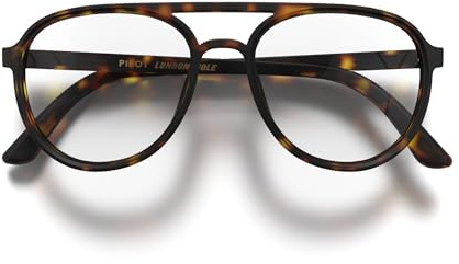 LONDON MOLE® Pilot schmale leichte Lesebrille | Klassische pilotenfassung | Raffinierte zeitlose lesebrille | Unisex | Federscharniere