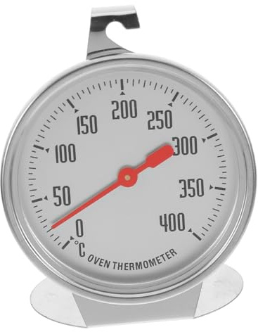 GLEAVI Präzises Ofenthermometer Zifferblatt Hochtemperaturbeständig Bis 400°c Thermoelement Backzubehör Für Elektro Und Holzbackofen Küchenutensil