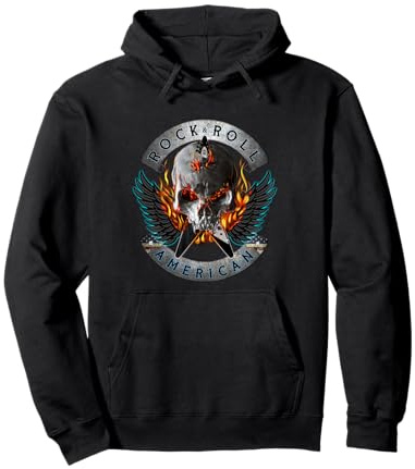 Rock and Roll American par K.K. Downing Heavy Metal Sweat à Capuche