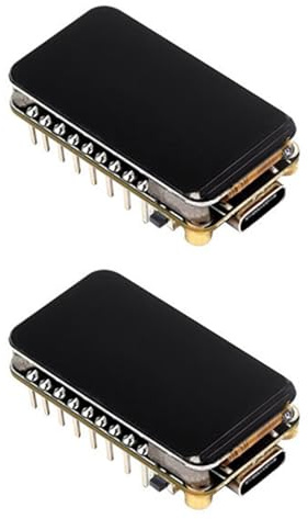 Iyalezirk 2X Scheda di Sviluppo C6 Display LCD da 1,47 Pollici 172x320 con Luce RGB Slot per Scheda SD Supporta WiFi Bluetooth