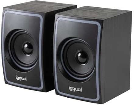 iggual 2.0 10W Mini-Jack + USB Bluetooth-högtalare
