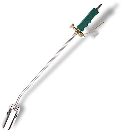 AIZYR Chalumeau Au Propane Butane, Set De Torche De Chauffage en Acier Inoxydable - Plombier Au Propane, Double Interrupteur Buse De 35Mm, Procédé De Polissage Électrolytique