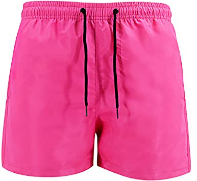 Costume da Bagno Uomo Pantaloncini Mare Uomo Corti Costumi da Bagno Maschili Short Mare Uomo Costume a Pantaloncino Pantaloncini Spiaggia Surf Piscina Uomo Beach Shorts Mare Men Taglie Forti Rosa XL