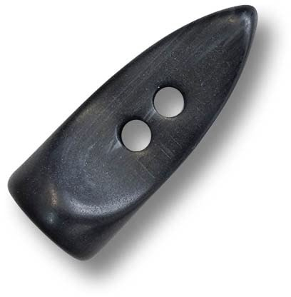 5er Set günstigere, dunkelgraue Knebelknöpfe - B-WARE! Ø: ca. 17x49mm!