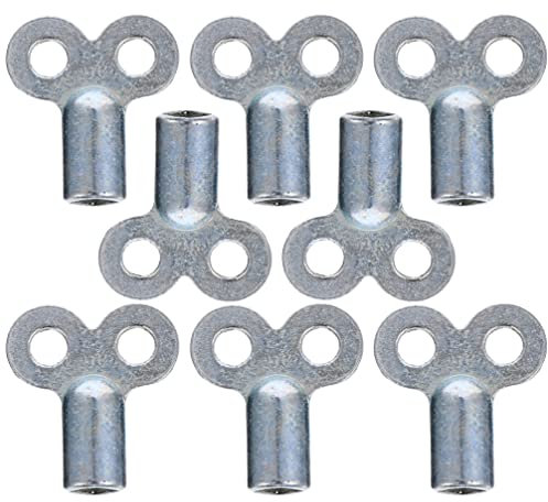 Gadpiparty Thermostat Radiator Valve 8 Pieces Radiator Valve Keys Radiator Keys Radiator Bleed Hole Key Radiator Air Vent Valve Lock Key Plumbing Valve Key for Bleeding Radiators Faucet