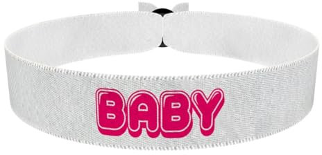 Baby Stoffarmband - Wasserfestes Satinarmband - Hypoallergenes Babyarmband - Handgemachtes Accessoire - Modisches Babygeschenk - Farbenfrohes Armband für Neugeborene - Geschenk zur Taufe
