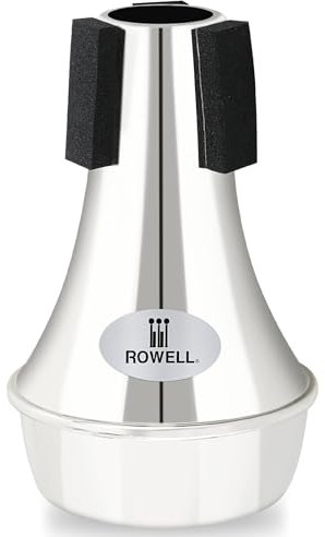 ROWELL Mini Trompetendämpfer Silber