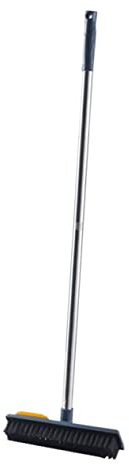 COLLBATH Ausziehbare Reinigungsbürste 74cm Bodenschrubberbürste Mit Schaber Dichte Bürste Für Fliesen Hartböden Und Teppiche Pet Hair Floor Cleaner