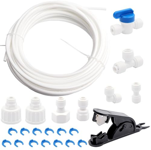 AMZSKU Tuyau d'alimentation universel pour réfrigérateur Side by Side - 15 m - 6,35 mm