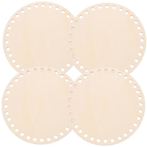 ULDIGI 3sets Häkeln Boden Basis Holz Für Stricken Stricken Tasche Boden Mit Glatte 4 Stücke * 3