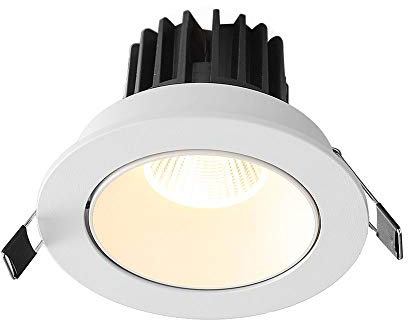 Lighting lámpara de Techo, Foco Giratorio de 10 w, empotrable en el Techo, lámpara de Pared de Lavado de Panel Redondo, lámparas empotrables de Ahorro de energía con clasificación de Fuego, lámparas