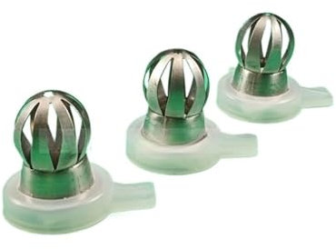 Lot De 3 Buses De Moulage En Forme De Pétales De Fleurs, Capuchon En Acier Inoxydable, Pièces De Rechange, Compatibles Avec YKF Les Raccords De Rechange For Machines À Crème Glacée Molle, Diamètre Int