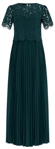 APART Fashion Abito da Sera con Giacca in Pizzo, Verde Scuro, 40