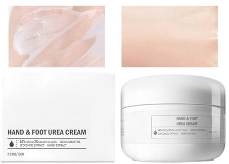 Crema De Urea Al 40% - Hidratante Podológico 100g | Loción Con Urea Hidratante, Elimina Durezas, Tratamiento Postpedicura Para Pies Secos Y Talones Agrietados
