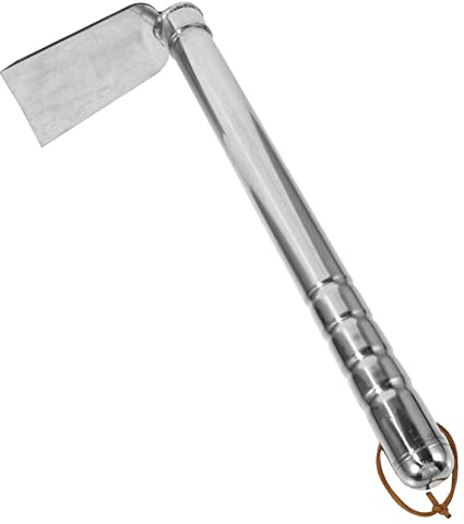 TOYANDONA Houe de Jardin Multifonction Acier Inoxydable pour Désherbage Creusage et Cultivation Outil Pratique pour Jardinage à