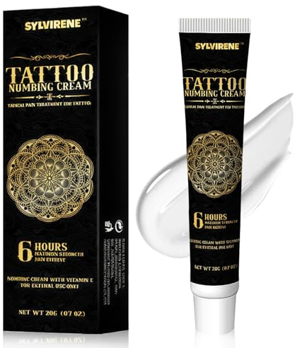 20g Tattoo Pomada, Crema Tattoo Idratante, Crema Lenitiva per Tatuaggi, Per alleviare il dolore del tatuaggio per un tatuaggio confortevole