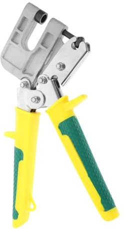 SOPOTUTU Alicate Crimpador para Mano Herramienta para Instalación de y Fijación de Perfiles Metálicos con Mango Antideslizante para y Carpintería
