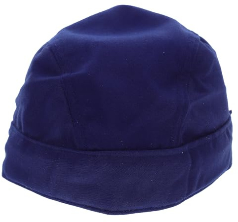 COHEALI Adjustable Blue Cotton Welding Skull Cap with Fire-Resistant Thickened Dust Protection Bandana for Welders and Industrial Work Safety