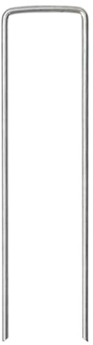 Frdhee Lona de tela, anclaje al suelo, 50 unidades, forma de U, 15 x 3,5 cm, acero galvanizado, lona de jardín para muebles de jardín, madera, coche, camping, piscina