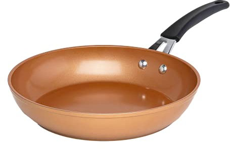Ecolution Endure - Padella antiaderente con fondo a induzione, in rame