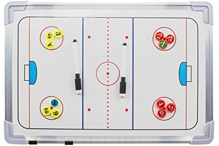 Wrzbest Eishockey Taktik Whiteboard Doppelseitige Trainer Coaching Board Training Assistent Tool