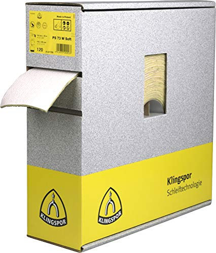 Klingspor PS 73 BWF Schleifrolle wirkstoffbeschichtet, 115 x 25000 mm Korn 320 140PERF Art.: 321758