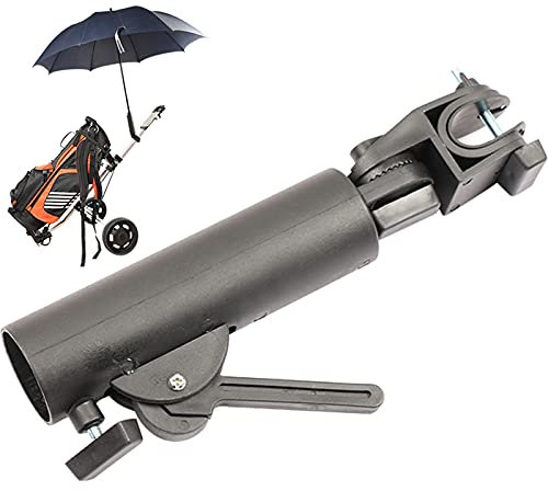 Golf Umbrella Holder Regenschirm Halterung Verstellbare Regenschirmhalter Schirmhalterung Trolley Cart Schirmständer Golf Umbrella Stand Holder Universal Regenschirmhalter Für Golfwagengriffe Fahrrad