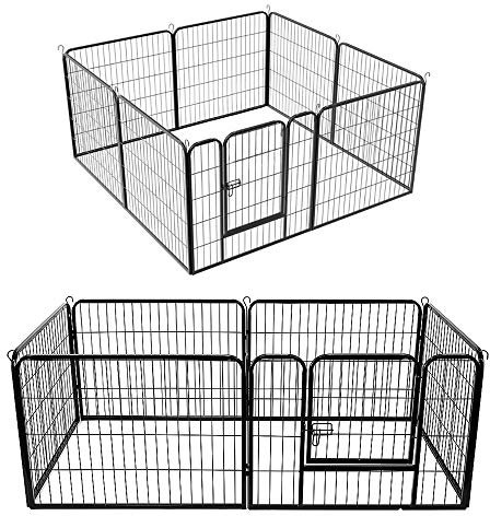 Barrière de sécurité pour enfants et animaux | Grille de sécurité pour cheminée - Préassemblée | Barrière de protection pliable pour portes ou escaliers (80 x 60 cm - 6 pièces - noir)