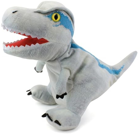 LOMTRATS Dinosaurie-handdockor för barn, småbarn innehåller Triceratops och Tyrannosaurus Rex med rörliga öppna munnar, perfekt för att berätta historier, födelsedagspresenter
