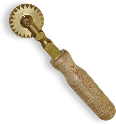 Siccardi Rotella tagliapasta in Ottone - Spessore 3 mm
