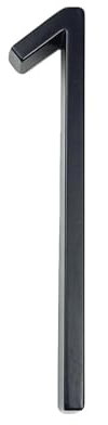 YMYGCC 125 mm schwimmende Hausnummer for den Außenbereich, 12,7 cm, Türschild, Buchstaben, Metall, Adressschild, Schild for Außentür, Nummer (Color : 1)