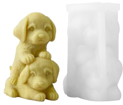 Moule en résine en forme de chien - Moule en silicone pour chiot