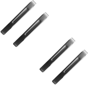 BESPORTBLE 2 Ensembles Pince À Anguille Rampant Crabe Brochettes Poisson Double Clip De Loche pour La Maison Pince À Fruits De Mer Pince À Homard Loche Acier Inoxydable Silver 2 Pièces * 2