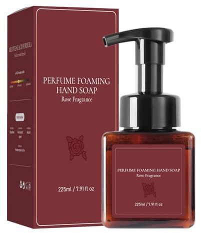Savon liquide pour les mains, savon moussant, nettoyant liquide pour les mains, nettoyant doux pour la peau (225 ml), formule hydratante douce, pompe facile à utiliser pour salle de bain, cuisine