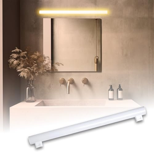 Maxled, Light is Led! LED Linienlampe S14S 50cm 1100lm 12W Ersetzt 90W Glühlampe LED-Lampe 2700K Warmweiß 180° LEDs Röhre 2 Sockel für Küche Badezimmer Spiegelleuchte Nicht Dimmbar