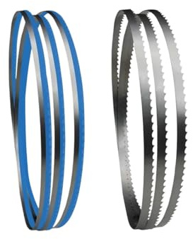 2 Stück 1425 mm Bandsägeblatt 1425 x 6,35 x 0,35 mm for 8 Zoll Draper BS250 Silverline Delta Holzbandsäge(TPI 14)